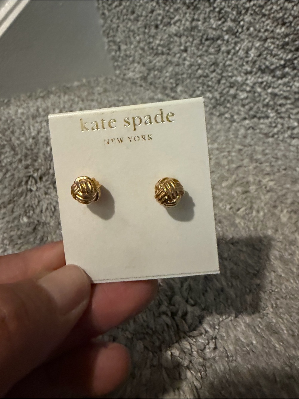 Kate Spade New York "Know the Ropes" knot stud earrings
